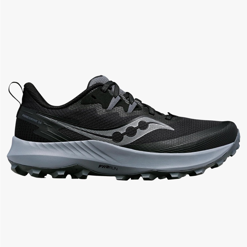 Saucony Peregrine 14 Trail Shoe - Black & Gray Women’s 10.5 lightly worn